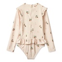 Sille Swim Jumpsuit - Peach/ Sea Shell