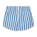 Aiden Board Shorts: Stripe Riverside/ Creme de la Creme