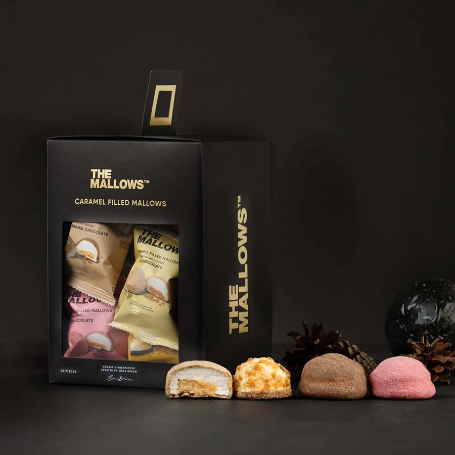 Caramel Filled Mallows Gift Box 16 Pcs