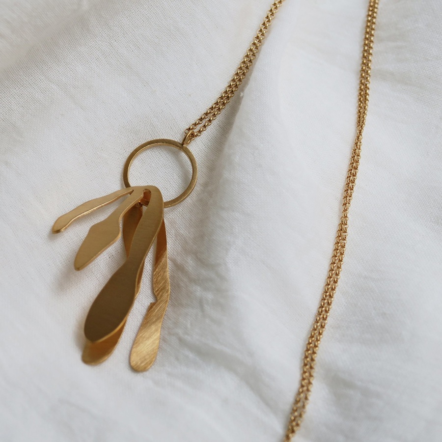 Exotica Golden Necklace