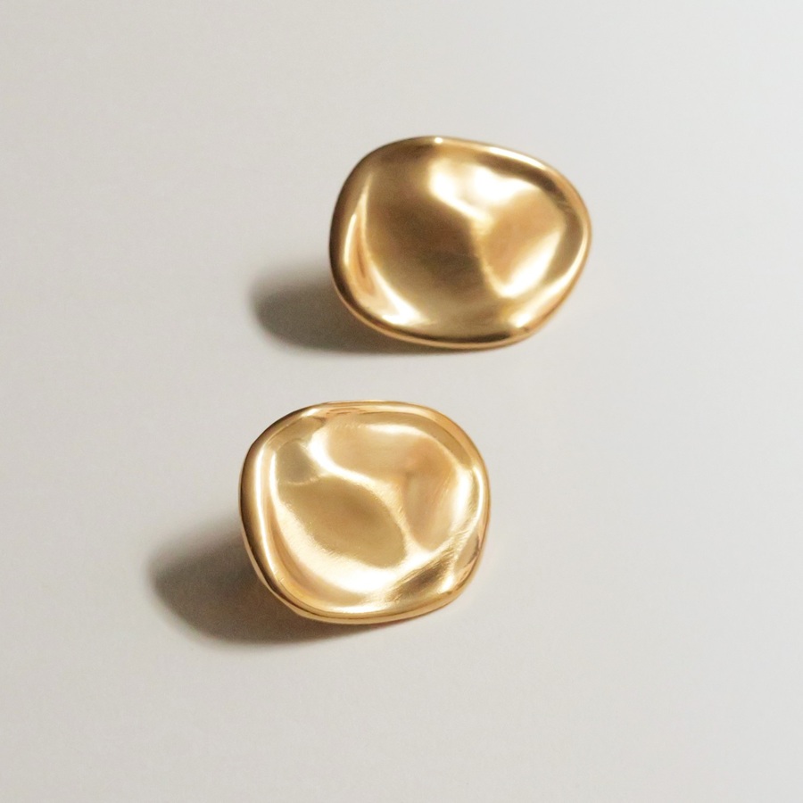 Cala Golden Earrings Large
