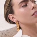 Cala Long Golden Earrings
