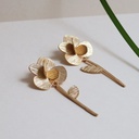 Pampalonia Golden Long Earrings