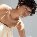 Pampalonia Golden Long Earrings