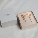 Pampalonia Golden Long Earrings