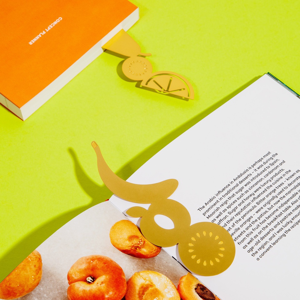 Brass Bookmark Banana