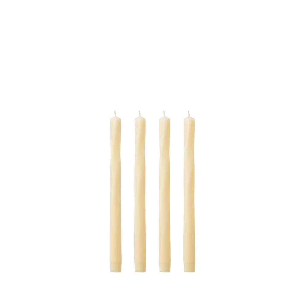 Twist Tapered Candle, Set of 4