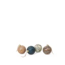Marble Ornaments, Set of 4