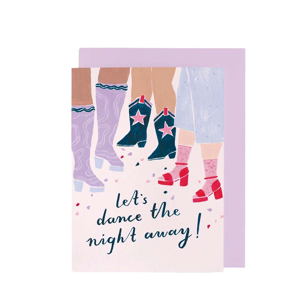 Dancers Birthday, Greeting Card