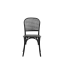 Wicky Chair w. Wickerwork Black/Black