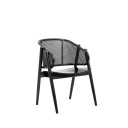 Wicky Lounge Chair, Black/Black