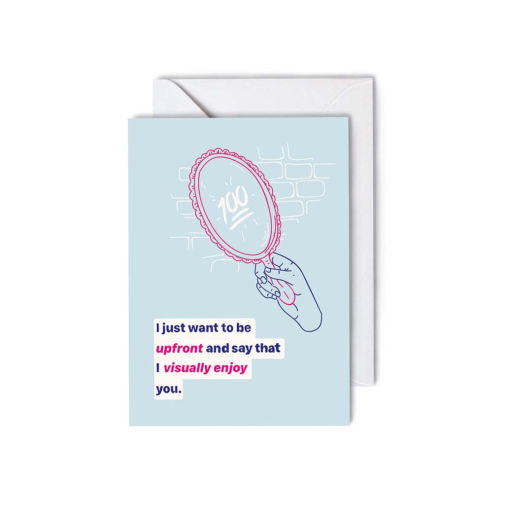 I Enjoy You, Greeting Card