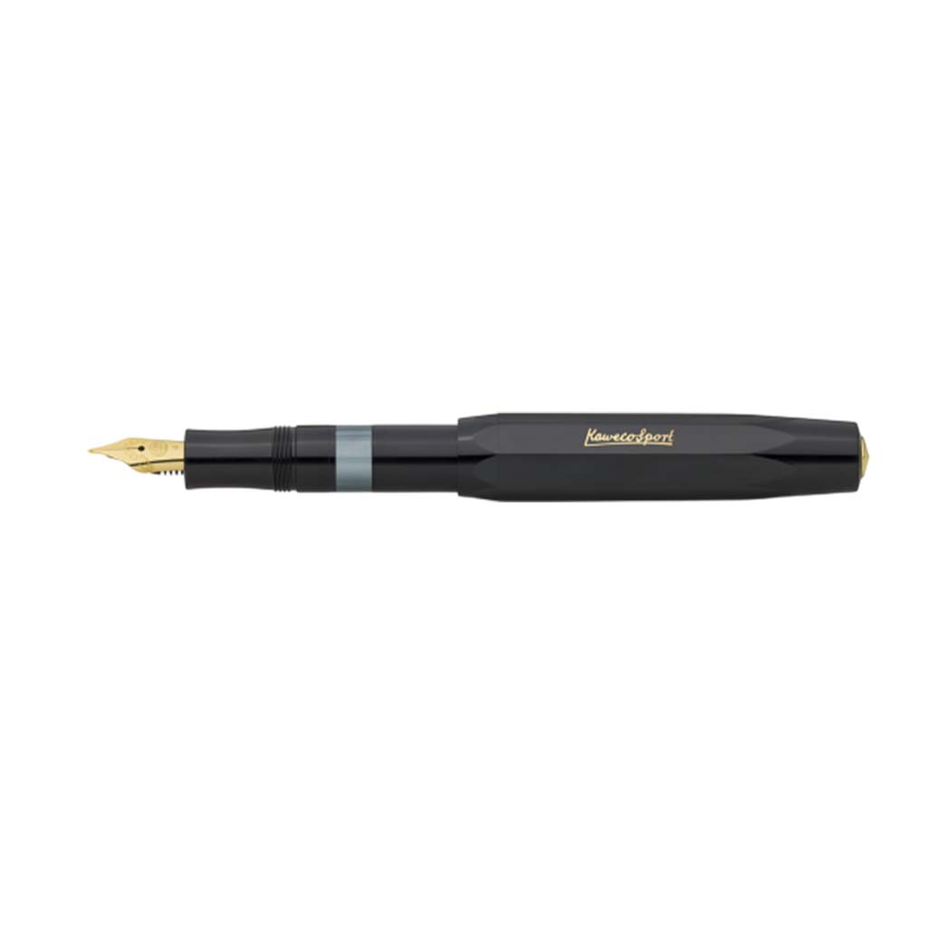 Kaweco, Piston Sport Fountain Pen Black/Gold