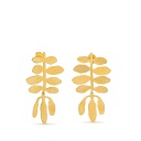 Silvela Golden Earrings Large