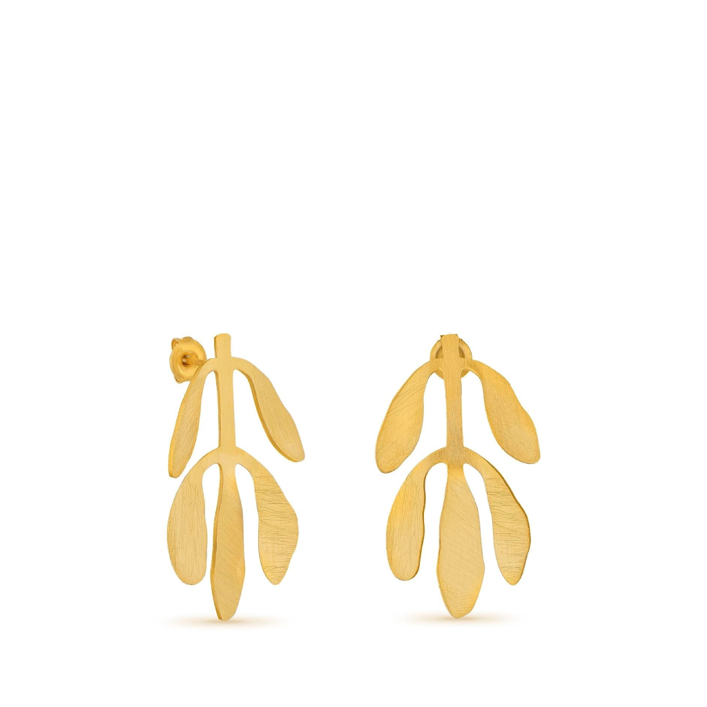 Silvela Golden Earrings