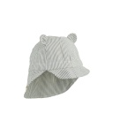 Gorm Sun Hat Stripe: Blue wave/creme de la creme