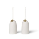 Bell Ceramic Ornament - Set of 2