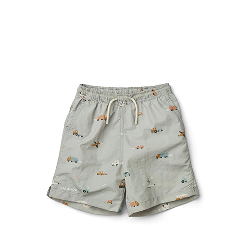 Per Board Shorts, Vehicles/Dove Blue Mix