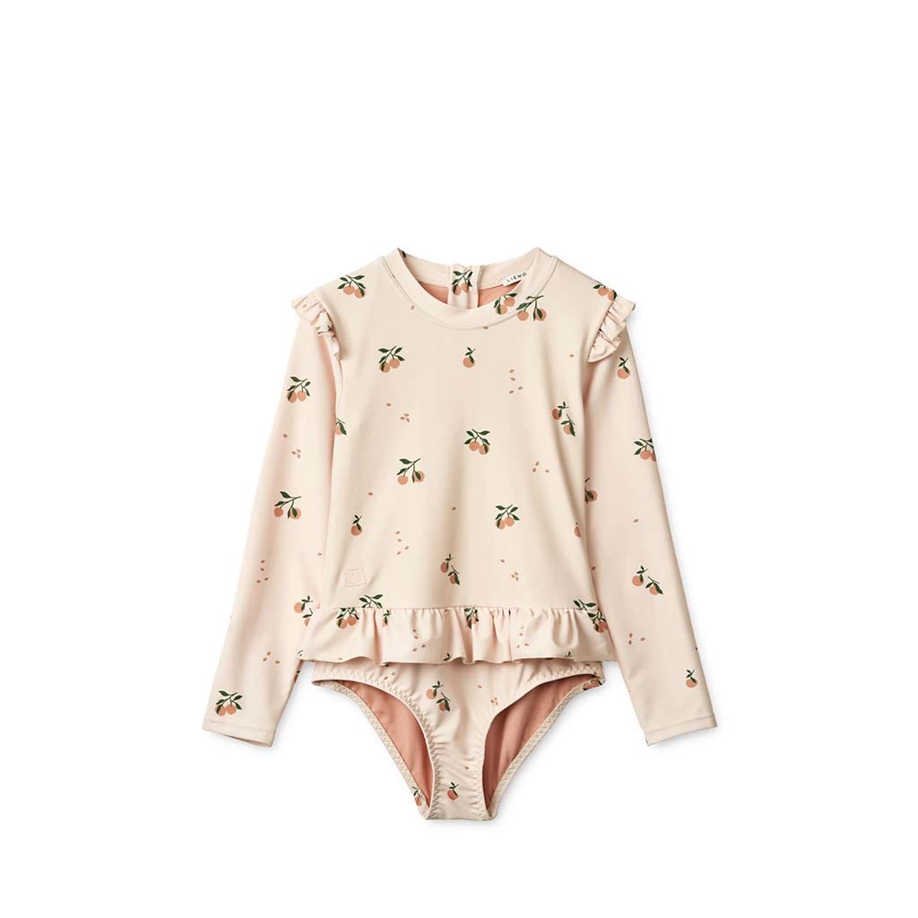 Sille Swim Jumpsuit - Peach/ Sea Shell