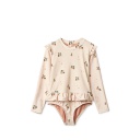 Sille Swim Jumpsuit - Peach/ Sea Shell