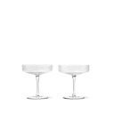 Ripple Champagne Saucers - Set of 2
