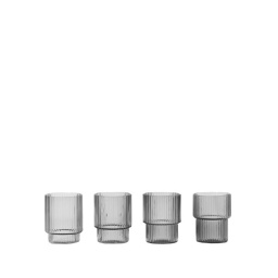 [TWFM00300] Ripple Glasses - Set of 4
