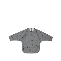 [KDLW10300] Merle Cape Bib, Panda Stone Grey