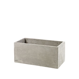 [GLSX00402] Cement Pot Rectangular
