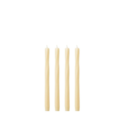 Twist Tapered Candle, Set of 4