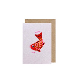 [STPB07800] Lucky Koi Fish, Greeting Card