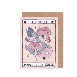 [STSP01400] Tarot Flower Mum, Greeting Card