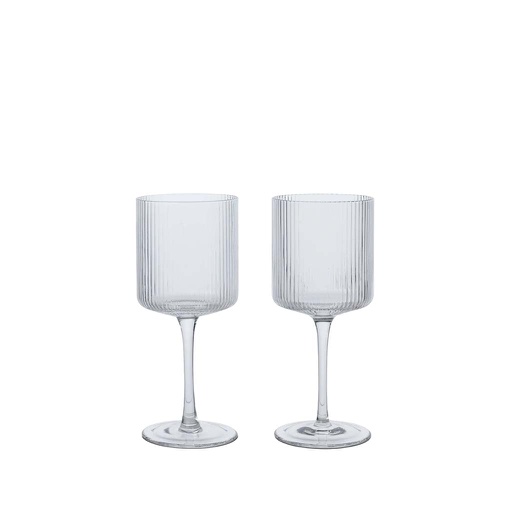 Ripple White Wine Glasses - Set of 2