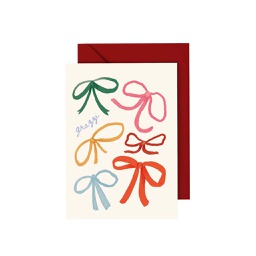 [STPS12700] Bows - Grazzi, Greeting Card