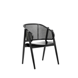 [FNNL00300] Wicky Lounge Chair, Black/Black